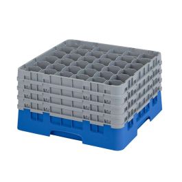 CAMBRO - 36S900-168 - Cesta de lavado 36 comp. 4 alturas - 7,2 cm Ø máx. - alt. máx. 24,1 cm - 50 x 50 x 26,7 cm - Azul Precio: 95.5000002. SKU: B13CBKW83H