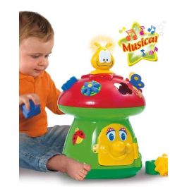 Molto Seta Jirafa de Actividades con Bloques, Música, Sonidos y Formas 40 cm