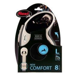 Correa para Perro Flexi NEW COMFORT 8 m Negro Talla L