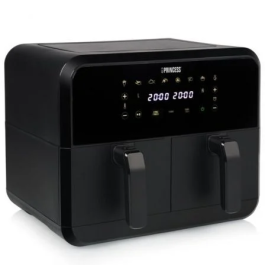 Princess Freidora por Aire Double Basket 182068 | Doble Cesta, Sin Aceite, 8L, 2400W Precio: 84.7899998. SKU: B1CTLPHQRQ