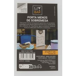 Porta Menús Sobremesa 21 x 29.7 cm - My Bar (12 Unidades) Porta Menús Sobremesa 21 x 29.7 cm - My Bar (12 Unidades)