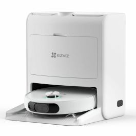 EZVIZ EZV1692798895779 Aspiradora Robot RS2 con Base Multifunción Lavado, Secado, Limpieza y Recarga Automática 4000 Pa