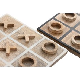 Juego Scandi DKD Home Decor Blanco Negro 5 x 20 x 20 cm Set de 2 (2 Unidades) Juego Scandi DKD Home Decor Blanco Negro 5 x 20 x 20 cm Set de 2 (2 Unidades)
