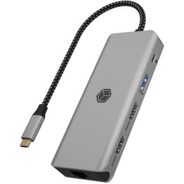 ICY BOX IB-DK4012-CPD Docking Station USB-C 9-en-1, PD 100W, 2xHDMI 4K, Gigabit Ethernet, Lector Tarjetas SD/MicroSD Precio: 81.58999992. SKU: B18FG8S44B