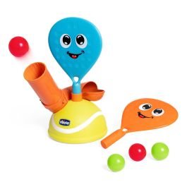 Chicco Juego Padel Electrónico: Set para Jugar Solo o Retar Amigos, Edad 3+ Años, Pilas AA, Soporta 20 Kg, 36x18x26 cm