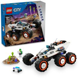 LEGO 60431 City Róver Explorador Espacial y Vida Extraterrestre, vehículo con 6 neumáticos, suspensión avanzada, incluye minifiguras y alienígenas