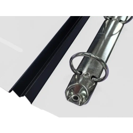 Liderpapel Carpeta 4 Anillas Redondas 25 mm Polipropileno DIN A4 Ultra Compacta Lomo Extensible 4 cm Translucida