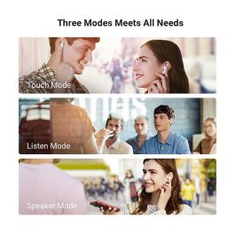 Timekettle M3 Auriculares con Traducción Offline Inalámbricos Bluetooth 5.2 para Llamadas/Música, Resistentes al Agua IPX4, 25h Batería, Blanco