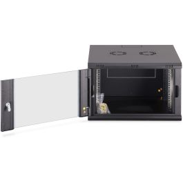 Digitus Carcasa de pared Dynamic Basic 7U, 600x600mm, Rack de pared, Acero, IP20, Negro