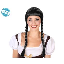 Peluca Negra Con Trenzas 180 gr Disfraces Fiestas Temáticas Halloween Precio: 5.50000055. SKU: B1F4DJVFM3