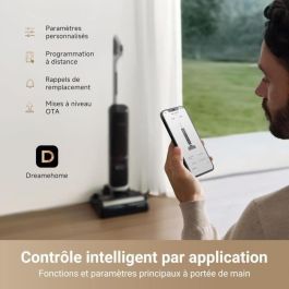 Dreame DRE6976233677347 Aspiradora en seco y húmedo H14 Pro con Diseño 180°, Limpieza cepillo 60°C, Secado 5 min y 18 kPa