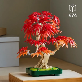 Lego 10348 Bonsái de Arce Rojo Japonés - Kit de Construcción para Adultos