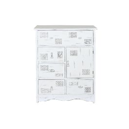 Cajonera Romantico DKD Home Decor Blanco 38 x 102 x 78 cm