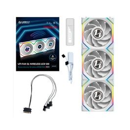 Lian Li UNI FAN SL Wireless LCD 120 ARGB Pack 3 Ventiladores Invertidos 120mm Blanco Precio: 175.99000001. SKU: B1GFDNZBZA