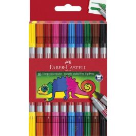 Rotulador Fibra Faber-Castell Doble Punta Caja De 10 Precio: 4.49999968. SKU: B1EC93APT7