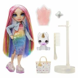 Rainbow High LIT0035051120230 Muñeca Fashion Amaya (Arco Iris) Glitter de 28 cm con Kit Slime y Mascota