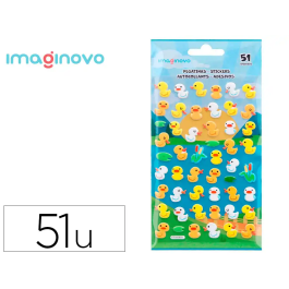Imaginovo Pegatinas Cute Animals Patitos con Relieve 190x105 mm Precio: 1.49999949. SKU: B1CRTQ9TMW