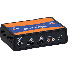 MUXLAB Extractor de Audio HDMI Dolby & DTS Downmixer 4K/60 con Salida HDMI y RCA