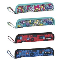 Safta Portaflautas 300D Poliéster Escolar, Modelos Surtidos en Multicolor, Ideal para Flautas de 37x2x8 cm, Niños +3 años