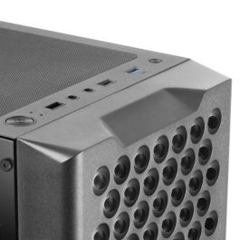 Mars Gaming MC-iPRO Caja PC ATX profesional negra con ventana de cristal templado y rejilla frontal tridimensional