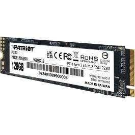 Patriot PE995 SSD M.2 P320 128GB PCIe Gen3 x4 NVMe 1.3 hasta 1600 MB/s lectura / 1000 MB/s escritura para PC