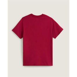 Camiseta de Manga Corta Infantil Vans Classic Bordeaux Granate Rojo Oscuro M