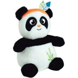 INDIAN PANDA Botella de agua caliente de felpa suave para niños, alivia dolores de estómago, microondas, microperlas de arcilla, 21 cm