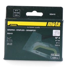 Mota Herramientas Grapas nº 4 de 10mm 1000 unid. espesor 1,2mm modelo gg410