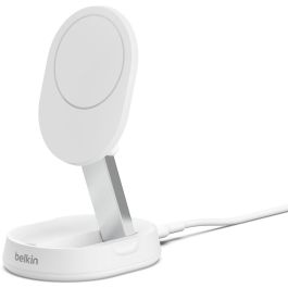 Belkin BoostCharge Pro Qi2 15W - Cargador Inalámbrico Magnético para Smartphone, Carga Rápida, Blanco