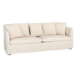 Sofá Beige Tejido Salón 215 X 92 X 78 cm