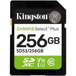 Kingston SDS3/256GB Tarjeta de Memoria Canvas Select Plus 256GB SD XC Clase 10 UHS-I 150MB/s Precio: 34.50000037. SKU: B1FVHZ4H5M