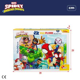 Puzzle Infantil Spidey Doble cara 24 Piezas 70 x 1,5 x 50 cm (6 Unidades) Puzzle Infantil Spidey Doble cara 24 Piezas 70 x 1,5 x 50 cm (6 Unidades)