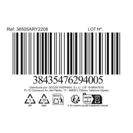 Inde Cesta Cónica Mimbre Redonda con Asa 22 cm x 8 cm (12 Unidades)