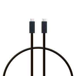 Cable USB-C a USB-C PcCom Essential Negro 1 m