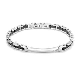 Pulsera Hombre Radiant RH000001 Negro Plateado Precio: 65.49999951. SKU: B1JJCZH7CY