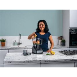 Ninja Procesador de Alimentos BN650EU con Auto-IQ, 850W, Bol de 2.1 Litros, Cuchillas de Acero Inoxidable para Picar, Mezclar y Amasar