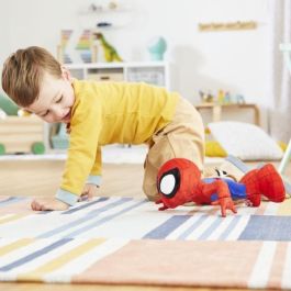 Hasbro HASF67225L0 Spidey Peluche Interactivo que Baila y Gatea con Música y Sonidos, de Spidey y sus Amigos, para 3+ Años
