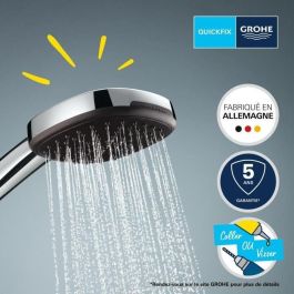 GROHE Vitalio Comfort 110 26399001 Set de ducha con rociador de 2 chorros, soporte y flexo - Ahorro de agua