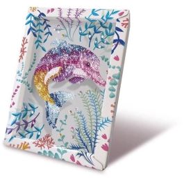 LANSAY 20326 Juego de Creación Colección Dolphins Lentejuelas para Niños