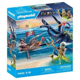 PLAYMOBIL 71419 Pirata con pulpo gigante - Piratas - Con un monstruo pirata, un cañón, un pulpo gigante - A partir de 4 años Precio: 41.68999945. SKU: B1BCPNCH29