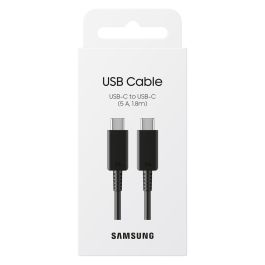 Samsung EP-DX510JBEGEU Cable USB-C a USB-C 5A 1,8M Negro