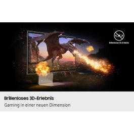 Samsung S27FG904XU Monitor Gaming Odyssey 3D 27" 4K 165Hz 1ms Sin Gafas con IA Regulable Plata