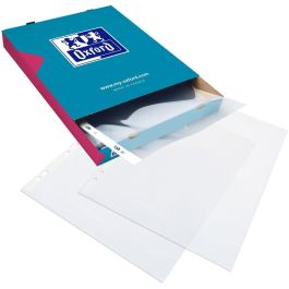 OXFORD Fundas Plástico Prospekt Standard A4 PP 0,09 mm Transparentes Paquete de 100