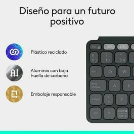 Teclado Logitech 920-012973 Grafito Español QWERTY Teclado Logitech 920-012973 Grafito Español QWERTY