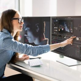 Alogic 32C4KPDWT Monitor Clarity Max Touch 32" UHD 4K IPS, USB-C 65W, Webcam 8MP, HDMI 2.1, HDR 400