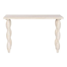 Consola Home ESPRIT Blanco Madera de mango 120 x 40 x 76 cm