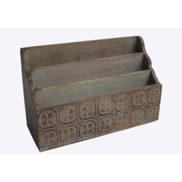 DKD Home Decor Organizador Natural Blanco 13 x 21 x 32 cm Precio: 33.4999995. SKU: B1GHVKCZ3J