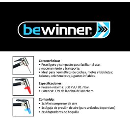 Compresor de Aire Bewinner 300 Psi (6 Unidades) Compresor de Aire Bewinner 300 Psi (6 Unidades)
