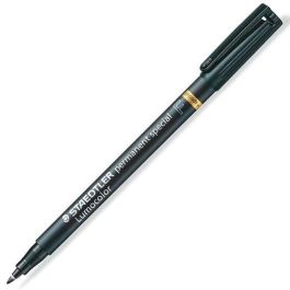 Staedtler Rotulador Permanente Especial Lumocolor F Negro, para superficies barnizadas, cristal óptico y laboratorio (10 Unidades) (10 Unidades) Precio: 24.69000039. SKU: S8422877