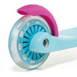 Patinete maxi scooter rosa 3 ruedas con luces 56 cm Patinete maxi scooter rosa 3 ruedas con luces 56 cm